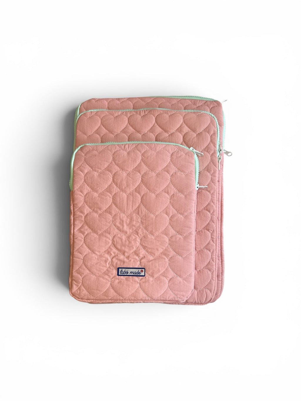 Quilted Heart Patterned Laptop/iPad Case | Labö Made UK - The Manchester Patch Bar
