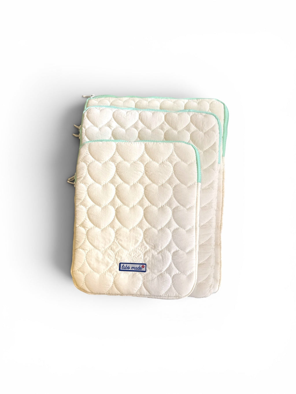 Quilted Heart Patterned Laptop/iPad Case | Labö Made UK - The Manchester Patch Bar
