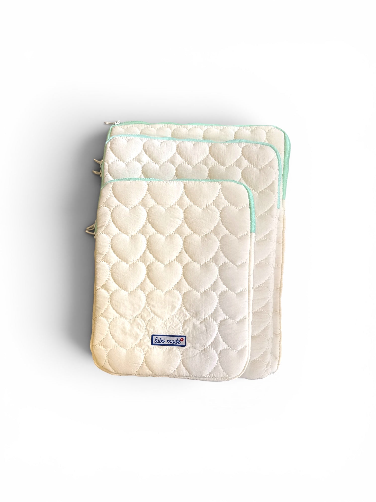 Quilted Heart Patterned Laptop/iPad Case | Labö Made UK - The Manchester Patch Bar
