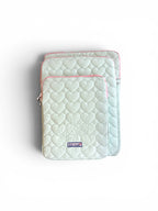 Quilted Heart Patterned Laptop/iPad Case | Labö Made UK - The Manchester Patch Bar