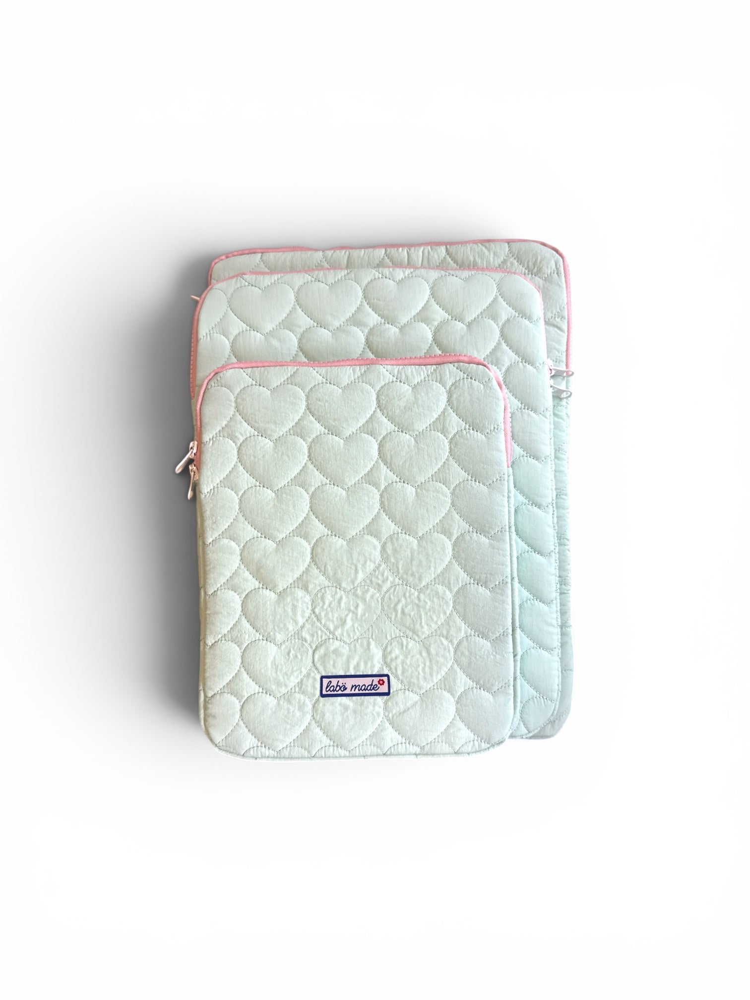 Quilted Heart Patterned Laptop/iPad Case | Labö Made UK - The Manchester Patch Bar