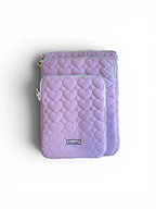 Quilted Heart Patterned Laptop/iPad Case | Labö Made UK - The Manchester Patch Bar