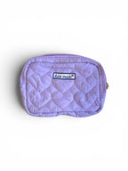 Quilted Heart Patterned Makeup Pouch | Labö Made UK - The Manchester Patch Bar