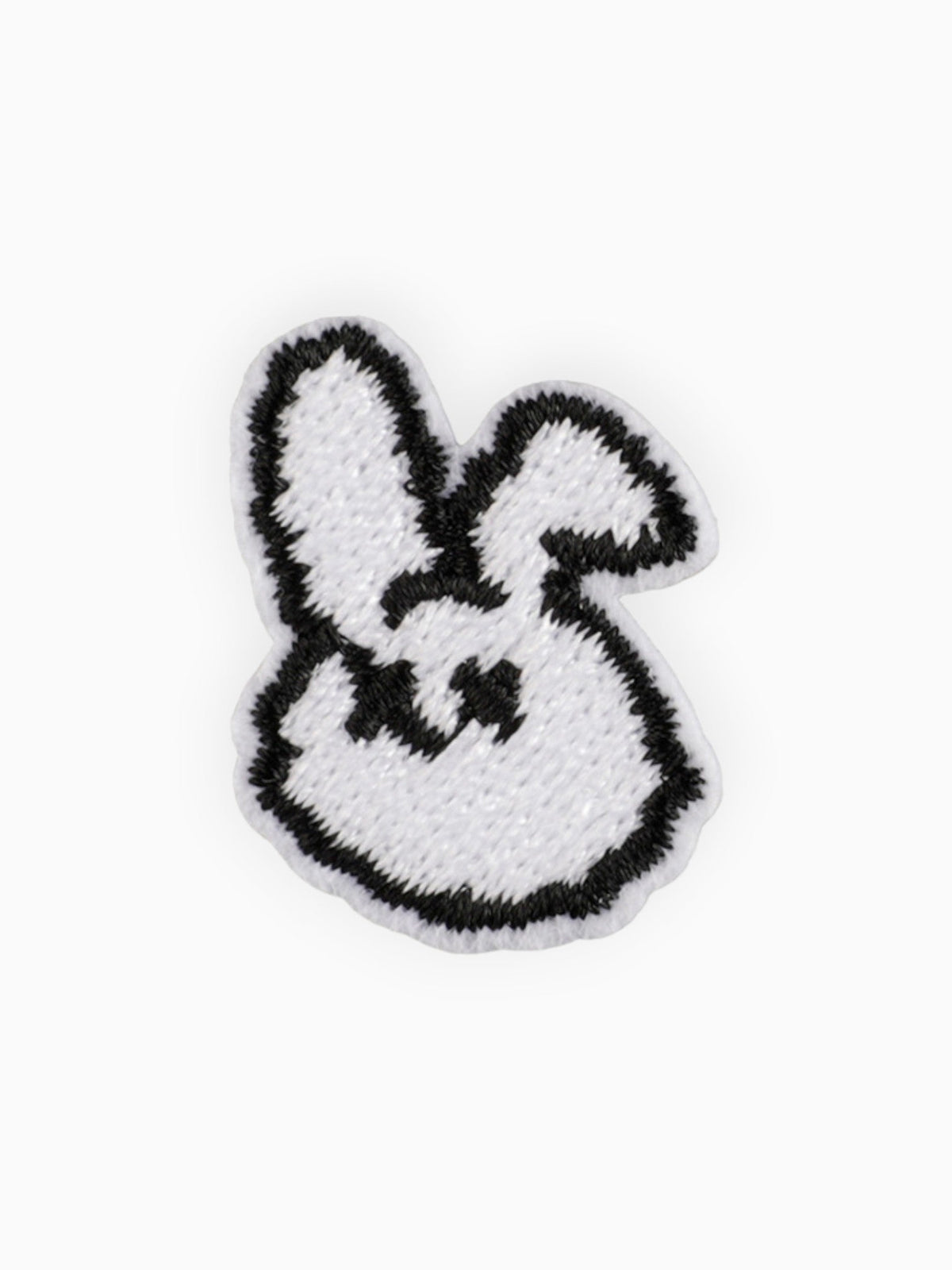 Rabbit Head - Black & White | Labö Made UK - The Manchester Patch Bar