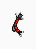 Stretching Black Cat | Labö Made UK - The Manchester Patch Bar