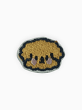 Tiny Brown Dog Head | Labö Made UK - The Manchester Patch Bar