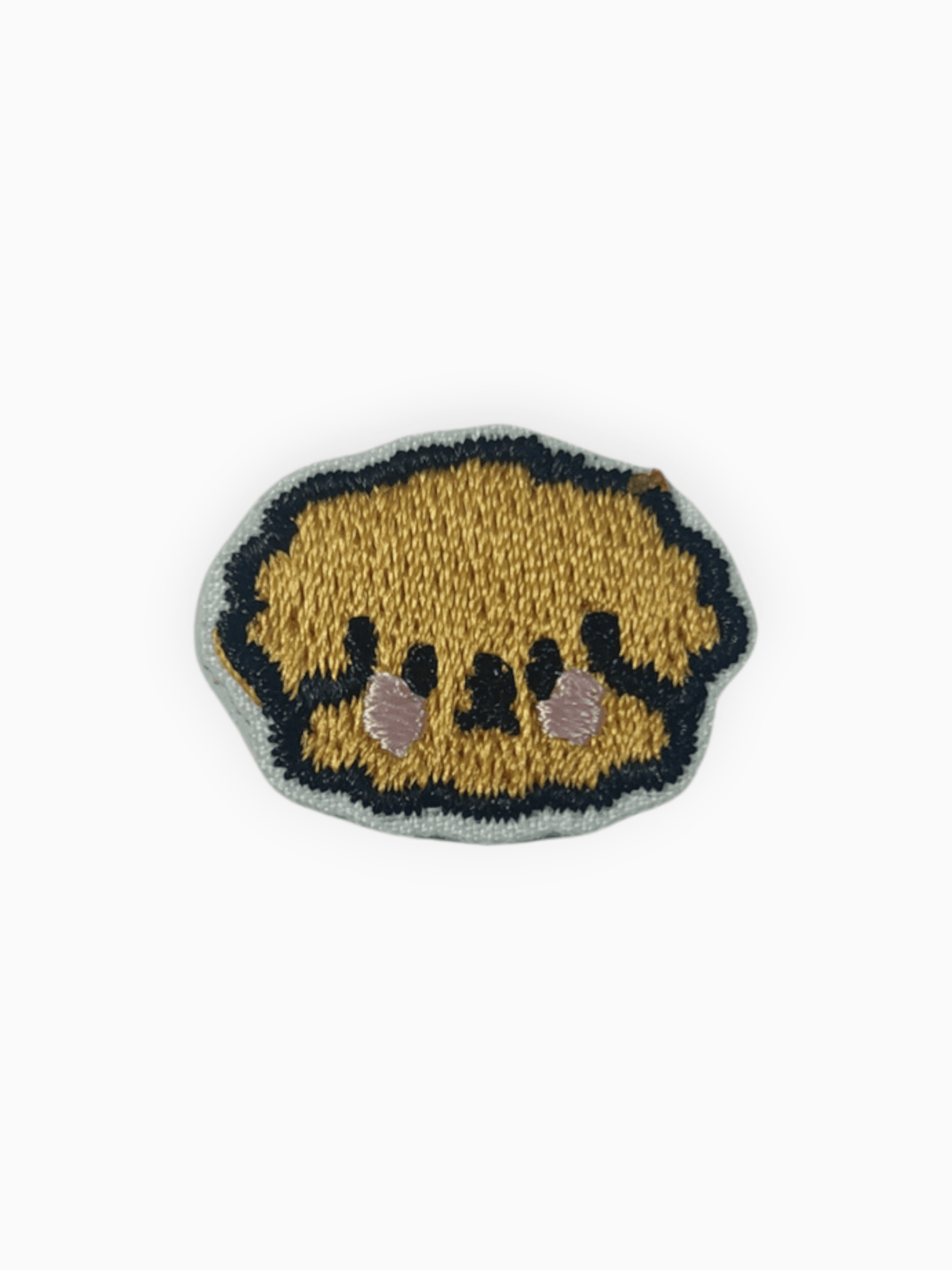Tiny Brown Dog Head | Labö Made UK - The Manchester Patch Bar